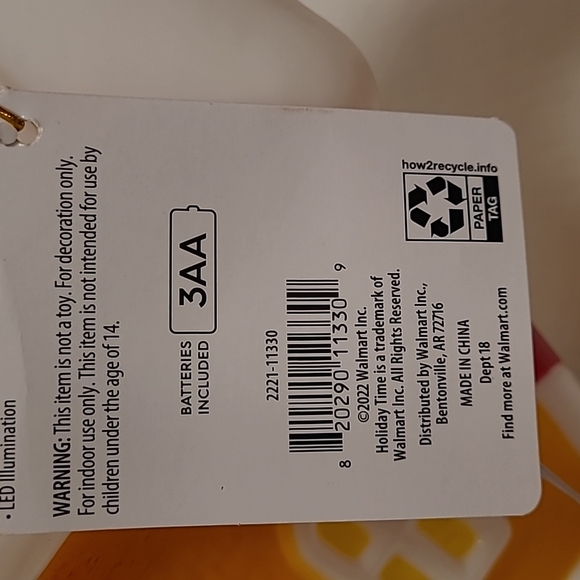 NWT Holiday Time Gingerbread House Blow Mold - Picture 9 of 15